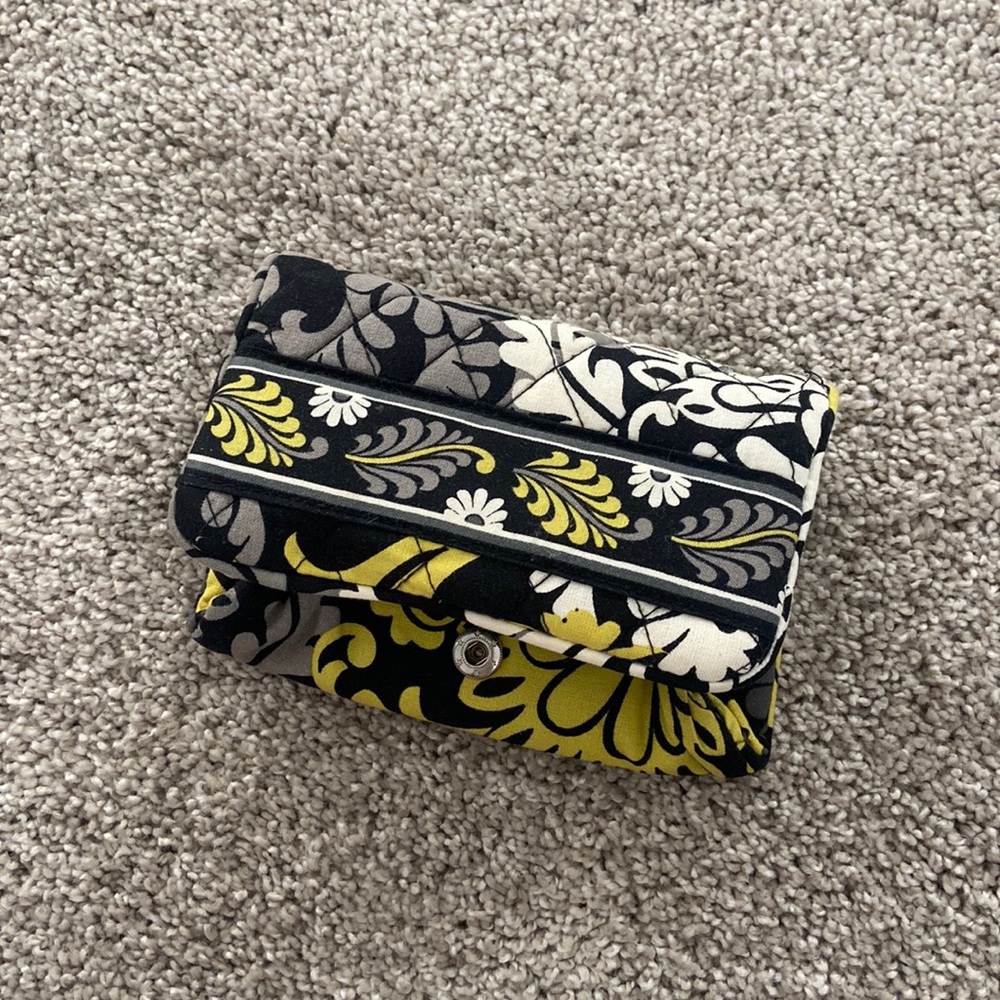 Vera Bradley Trifold Wallet Baroque Green